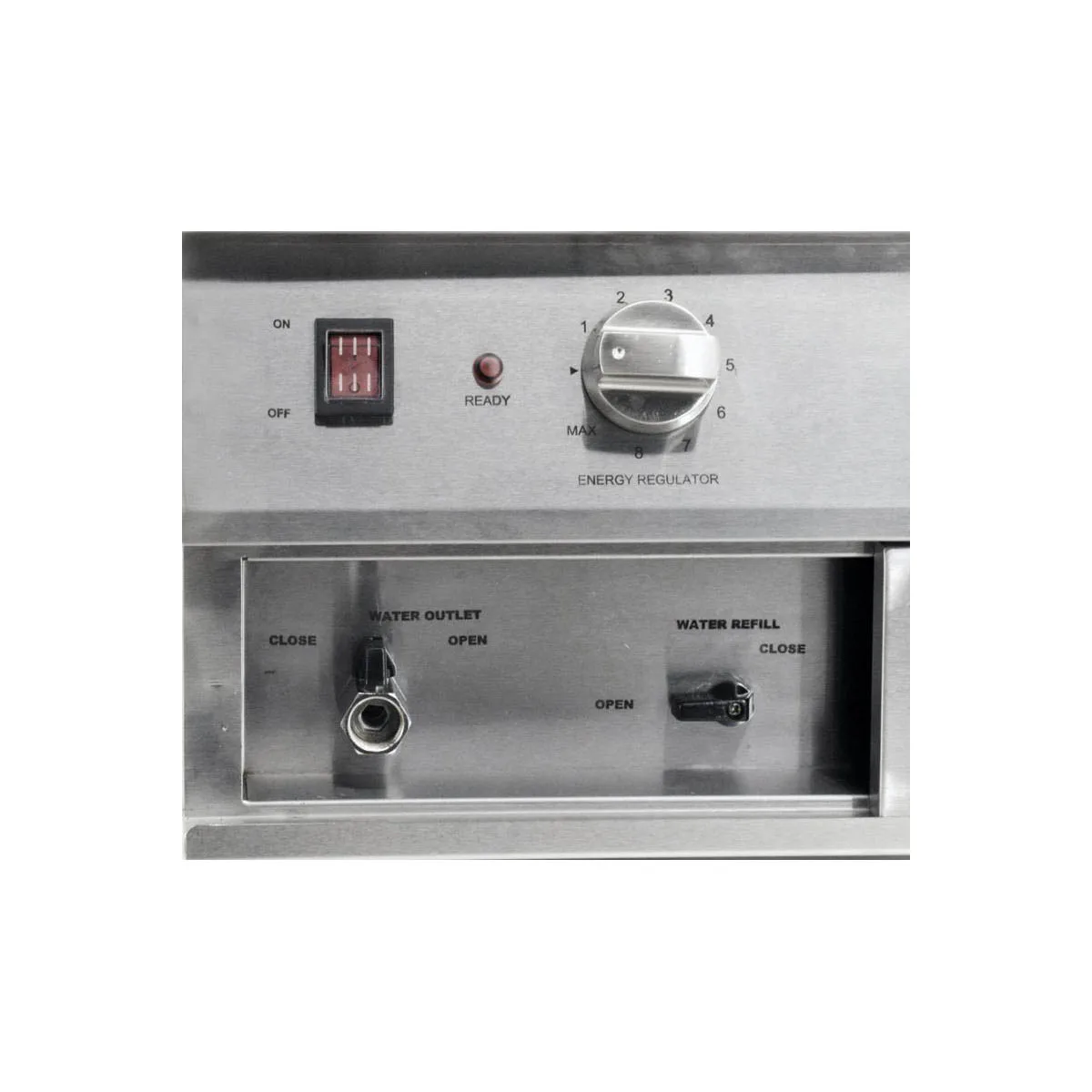 Omcan USA 41883 4.74 Gallon-18 Liter Countertop Electric Pasta Cooker, 2 Tanks, 240V, 7200W