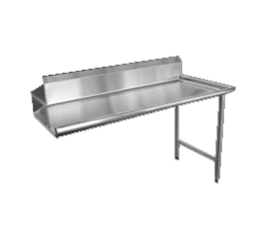 Omcan USA 28475 - 36" S.Steel Clean Straight Dishtable - 10" Splash Height, 18 Gauge / Right Side
