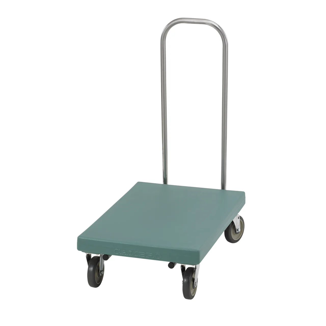 Cambro 2030UT401 Slate Blue Utility Platform Truck, 600 lb, 19-3/4" x 32-1/8", Plastic Frame & Deck, Chrome Handle, 4 Casters