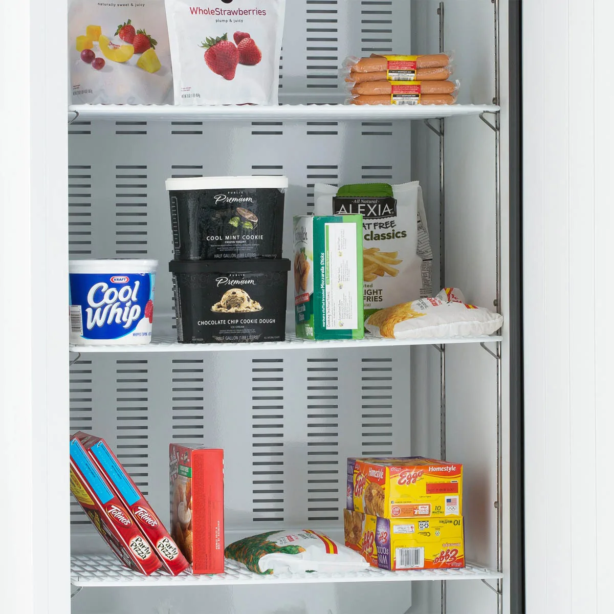 Maxx Cold MXX-23FHC 30.38" 1-Solid Door Reach-In Freezer, Bottom Mounted, 23 cu. ft., Painted Steel Exterior, Aluminum Interior