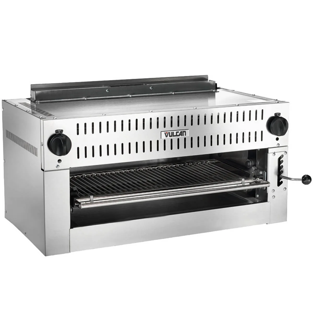 Vulcan 36IRB-N 36" Natural Gas Infrared Salamander Broiler - 30,000 BTU Heavy Duty Burner