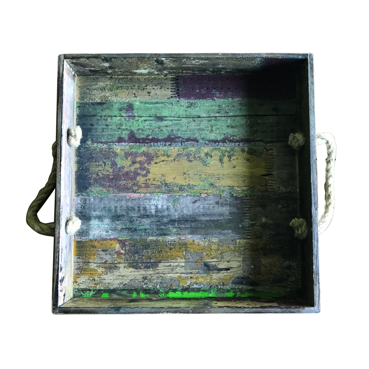 GET WB-1616-RWD Urban Renewal Serving Tray, 15-1/2" x 15-1/2" x 3-1/4", Square, Wood, Naturals