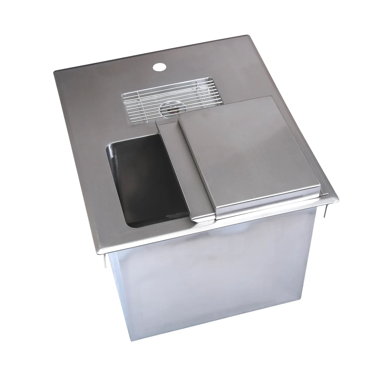 BK Resources BK-DIWSBL-2118X Drop-in Ice Bin with Water Station