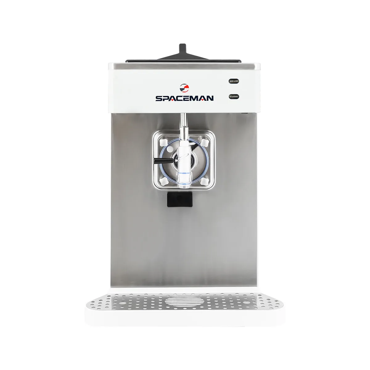 Spaceman 6690-C Cylinder Type Frozen Beverage Machine, Air Cooled w/26qt. Hopper - 3hp - Single