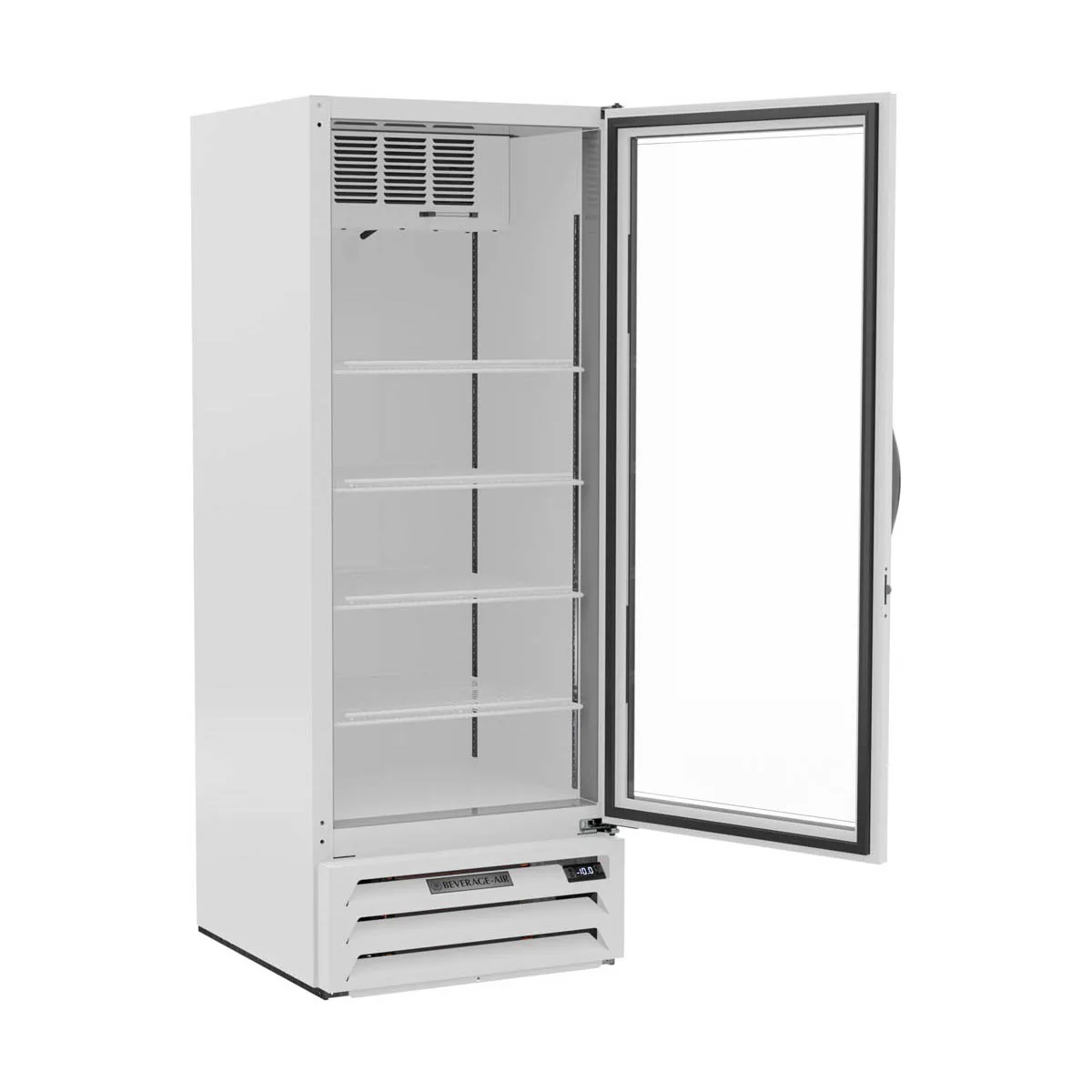 Beverage Air MMF12HC-1-W 24" 1 Glass Door Merchandiser Freezer in White, 11.9 cu. ft.