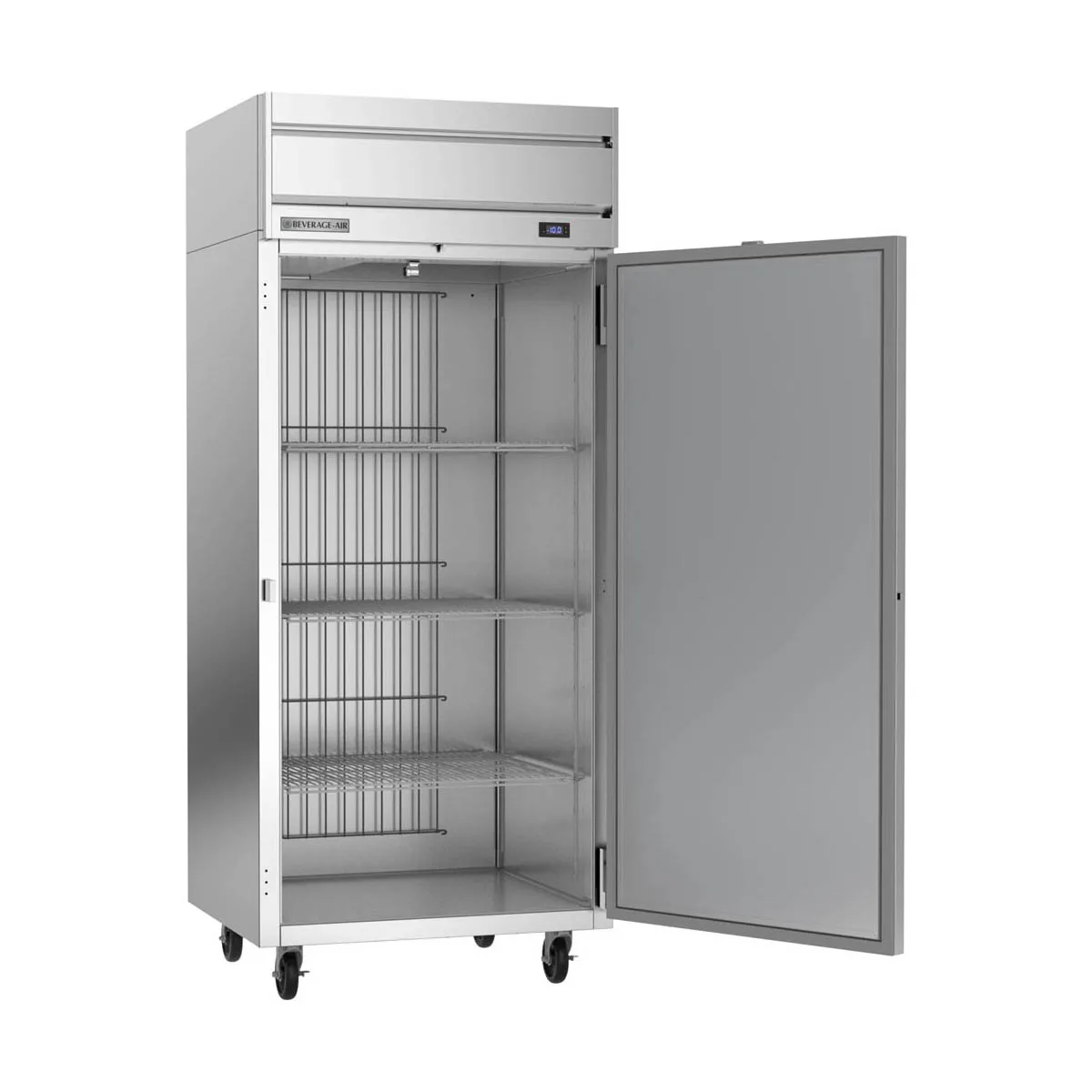 Beverage Air HFPS1WHC-1S 35" 1-Section Reach-In Freezer, Solid Door, Top Mount, 30.76 cu. ft., Stainless Steel