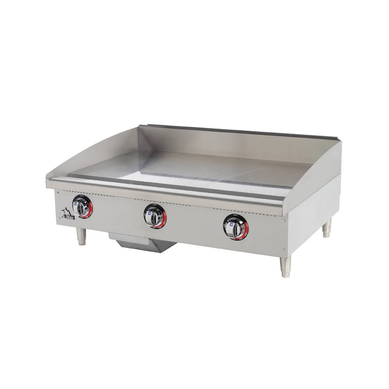 Star 536TGF 36" Countertop Electric Griddle with 36" x 20.75" Surface, Steel Plate, Thermostatic Controls