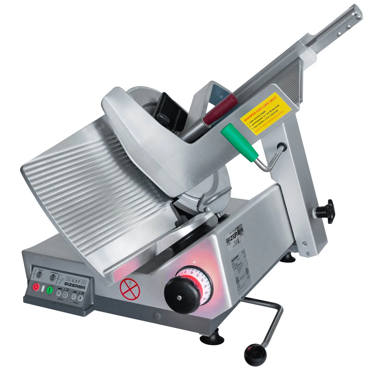 Bizerba GSP HD I 90-K12 Food Slicer, Electric, Countertop with Gravity Feed , 3-Speeds