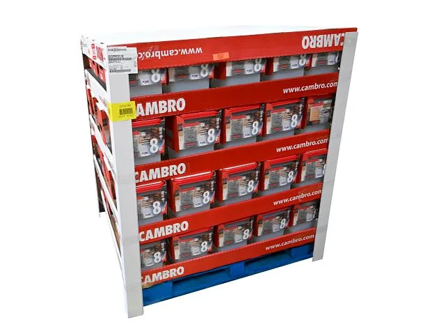 Cambro 8SFSPPRP2PL190 8-Quart Square Food Storage Container, Translucent Plastic, Lid Combo – 4/Set