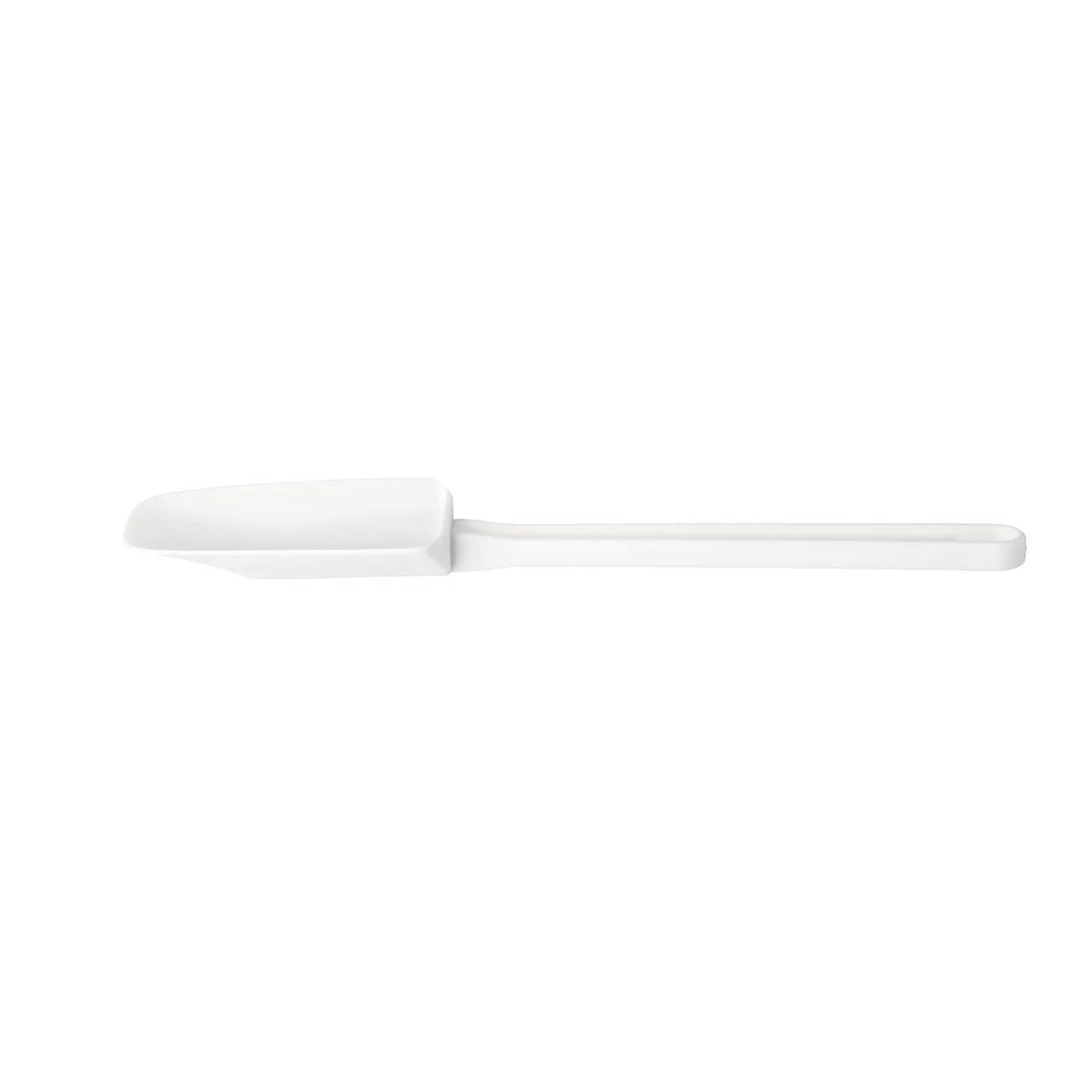 CAC China KUSB-R-10 Commercial Spatula, 10" Rubber Blade, White Handle, BPA Free