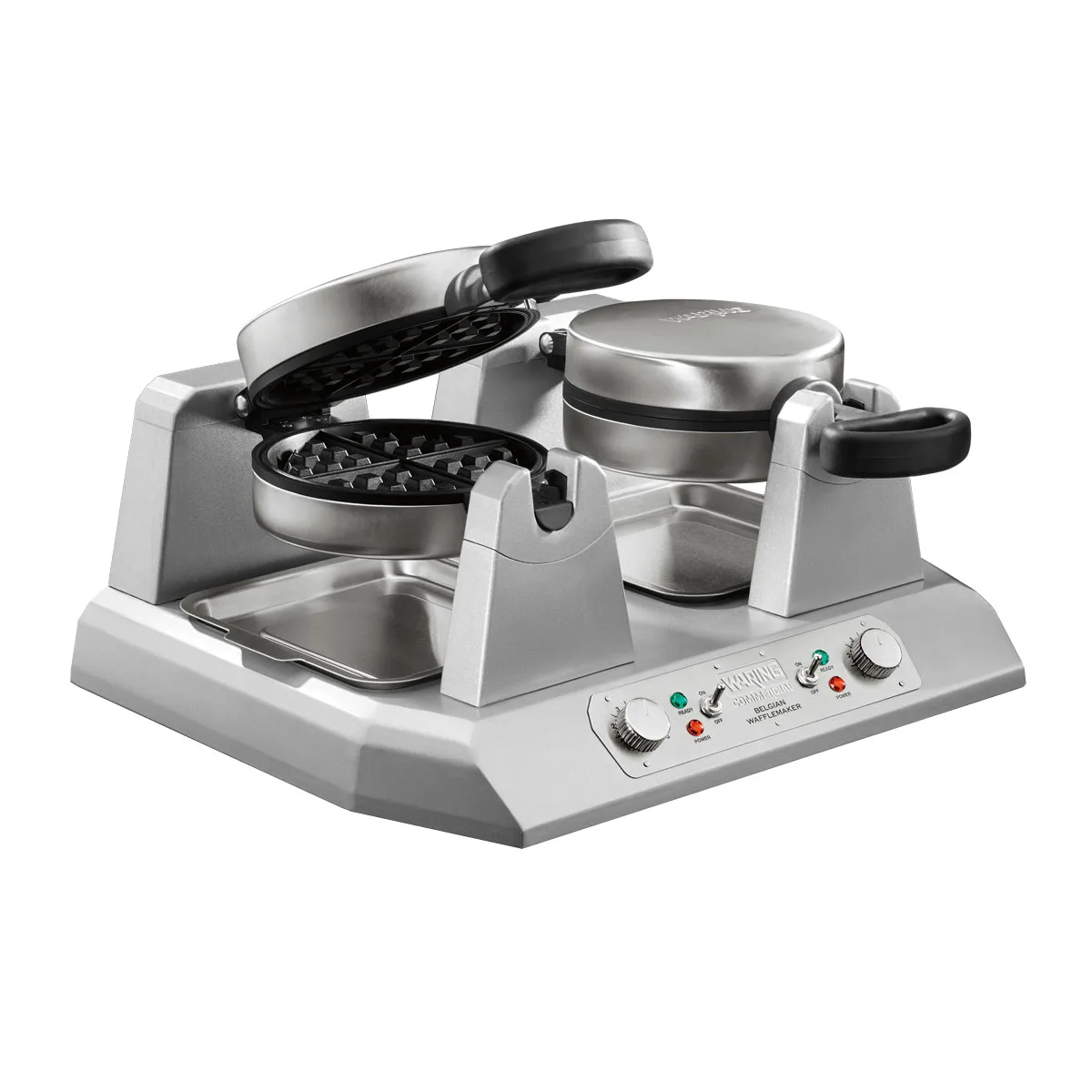 Waring WW250X2 Commercial Belgian Waffle Maker, Side-by-Side Double