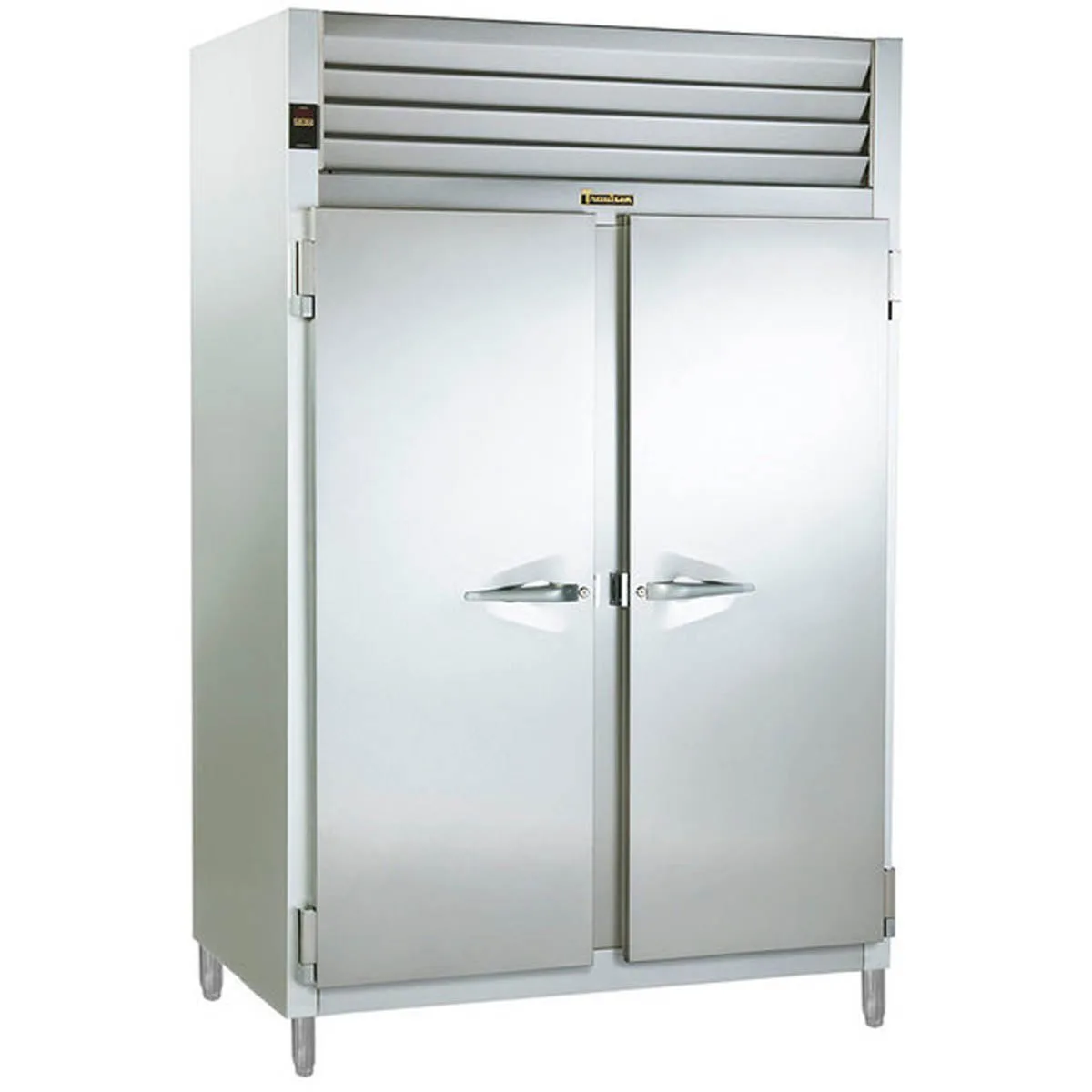 Traulsen AHT232W-FHS 58" 2-Section Reach-In Refrigerator w/ 2 Solid Doors, Remote, 50.5 cu. ft.