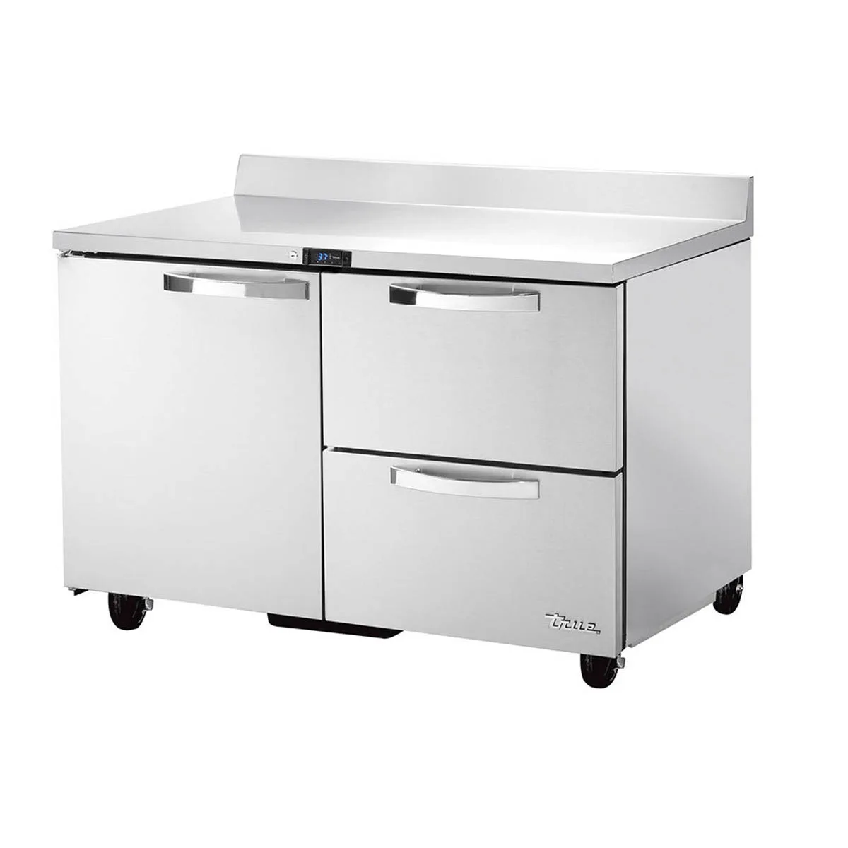 True TWT-48D-2-HC~SPEC3 48" 2-Section Worktop Refrigerator w/ 2 Drawers & 1 Door