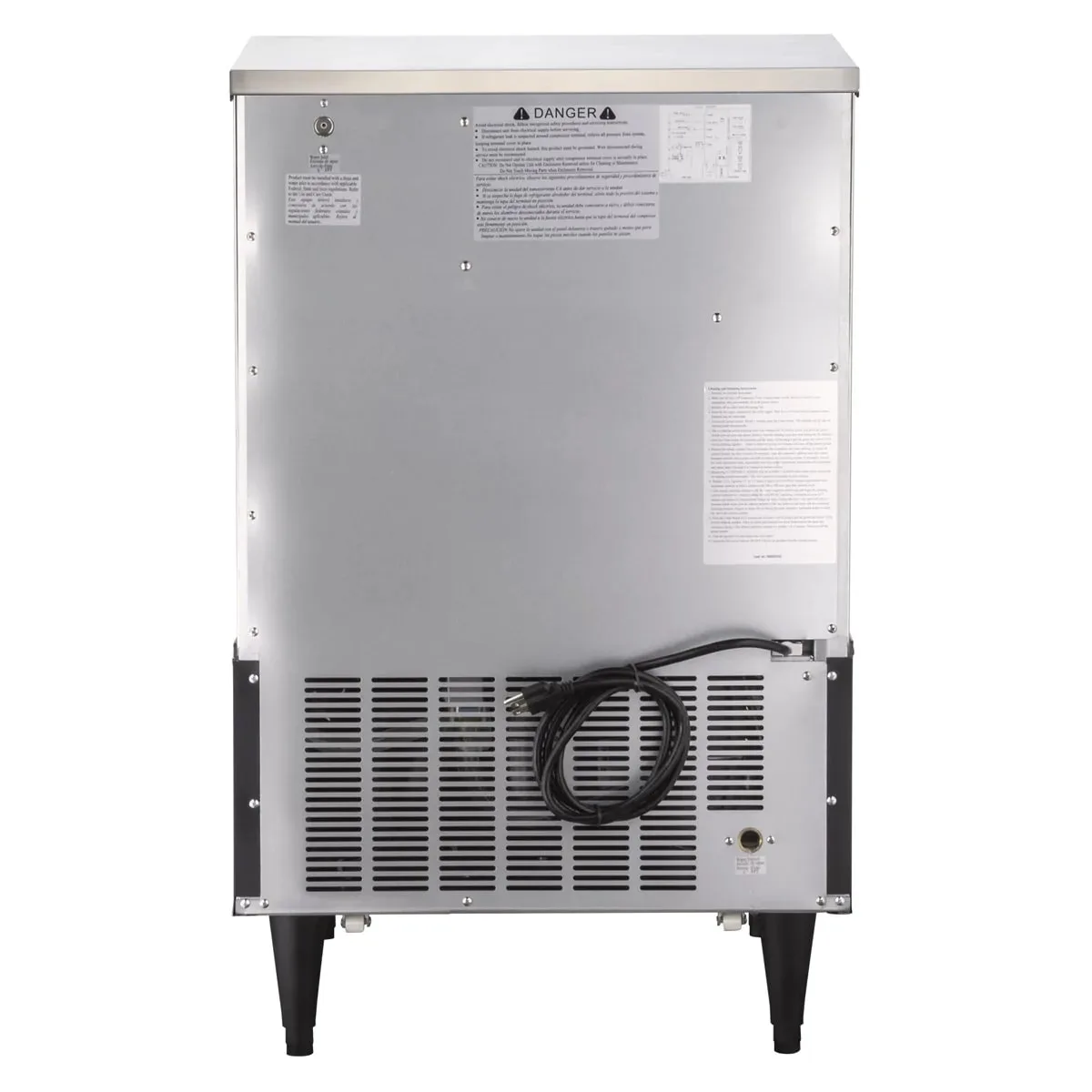 Maxx Ice MIM200N 24" Air Cooled Full Cube 199 lb Undercounter Ice Machine with 75 lb Bin