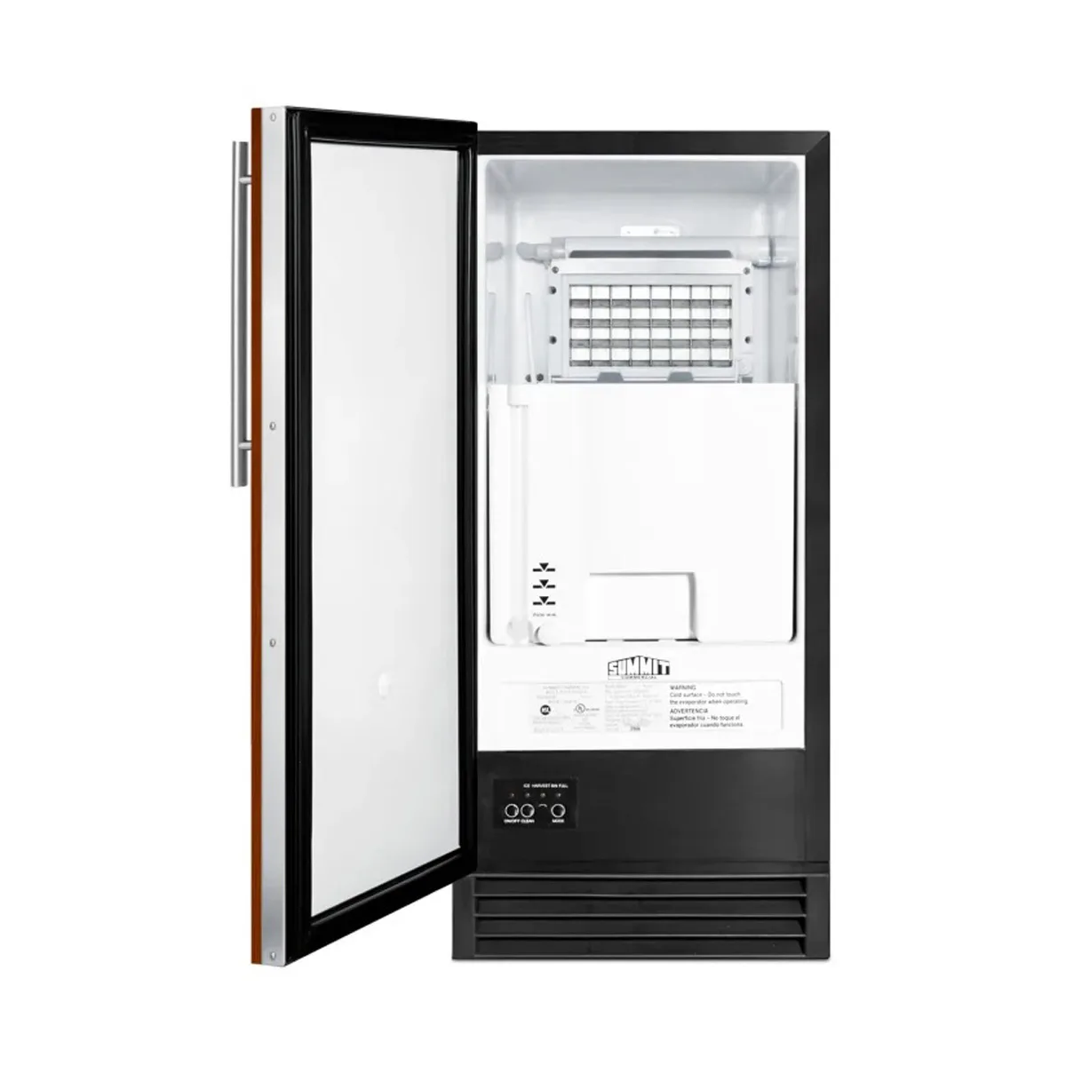 Summit BIM44GIFADA 15" Air Cooled Full Cube 50 lb Undercounter Ice Machine with 25 lb Bin, ADA