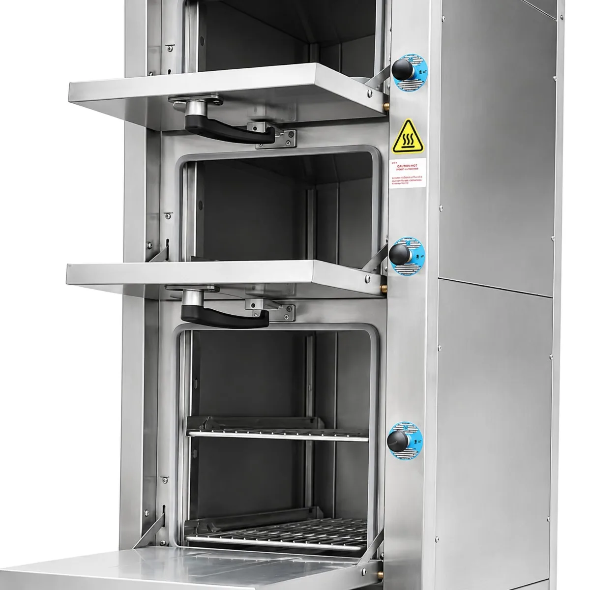 Dukers DCSC24 (3) Pan Convection Steamer - Legs, Natural Gas