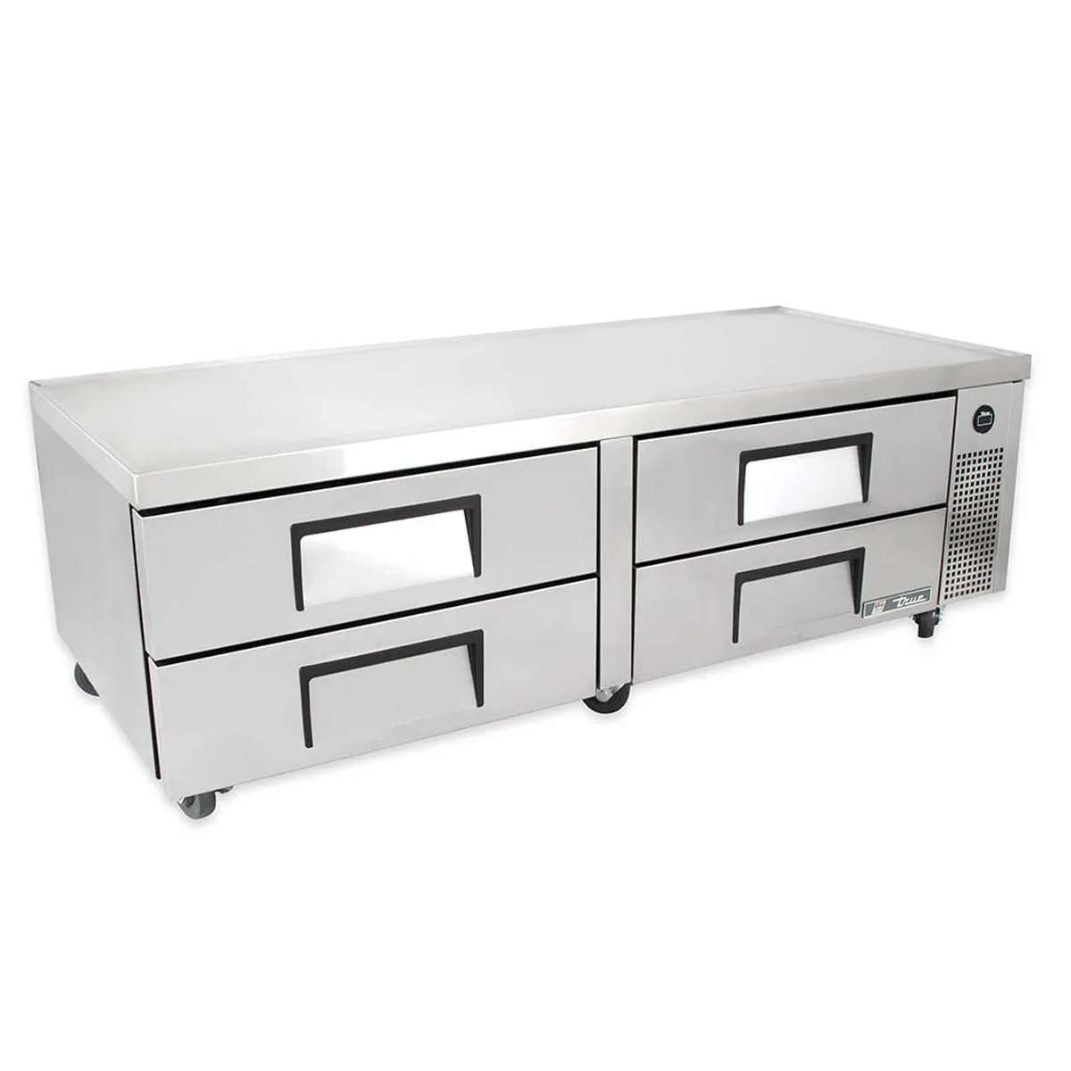 True TRCB-72-HC 72" 4 Drawers Refrigerated Chef Base,  (8) 12" x 20" Pan Capacity