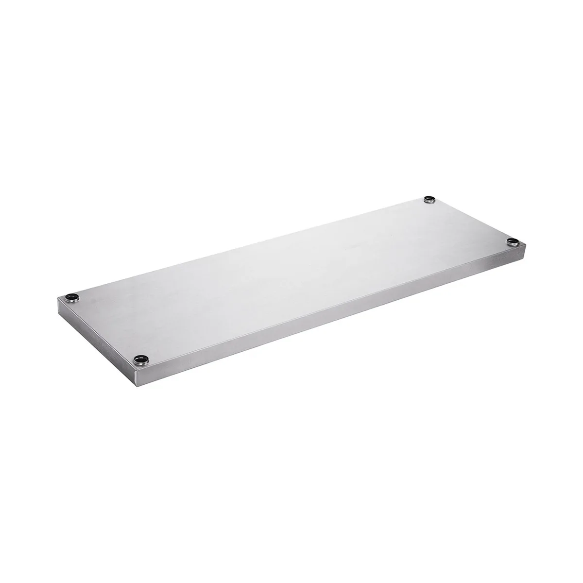Dukers Appliance Co DCOS-1874 Double Stainless Steel Overshelf, 73-3/4"W X 18"D X 32"H / 20 Gauge