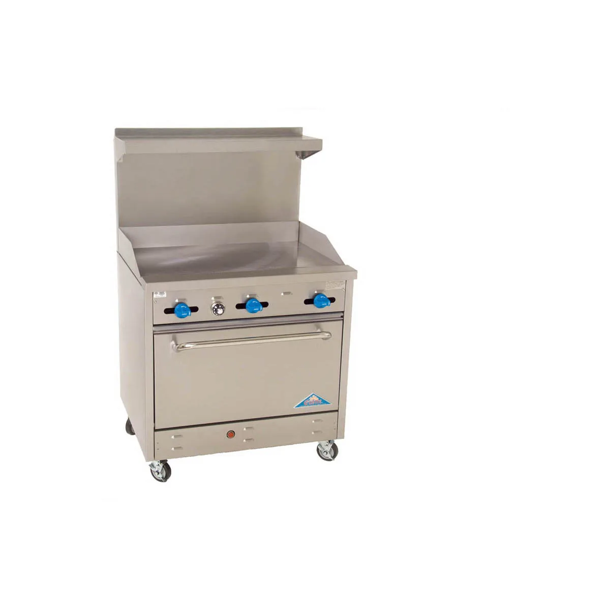 Comstock-Castle F330-36B 36" Gas Restaurant Range w/ 36" Full Raised Griddle, (1) Standard Oven, 102.000 BTU
