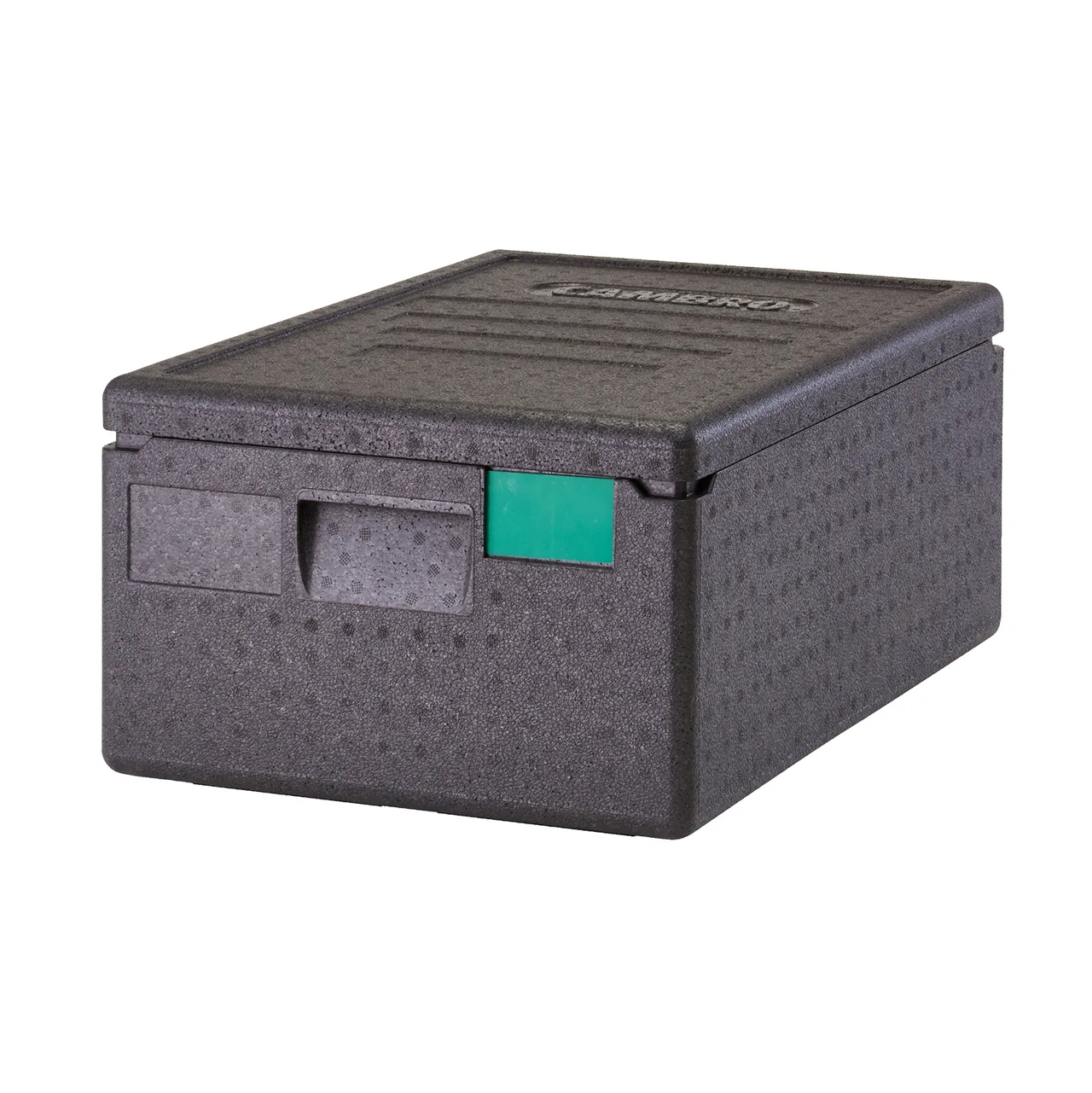 Cambro EPP160SW110 Cam GoBox Insulated Food Pan Carrier, 37.5 Qt., Top Load, Black, EPP Polypropylene, Dishwasher Safe, Stackable
