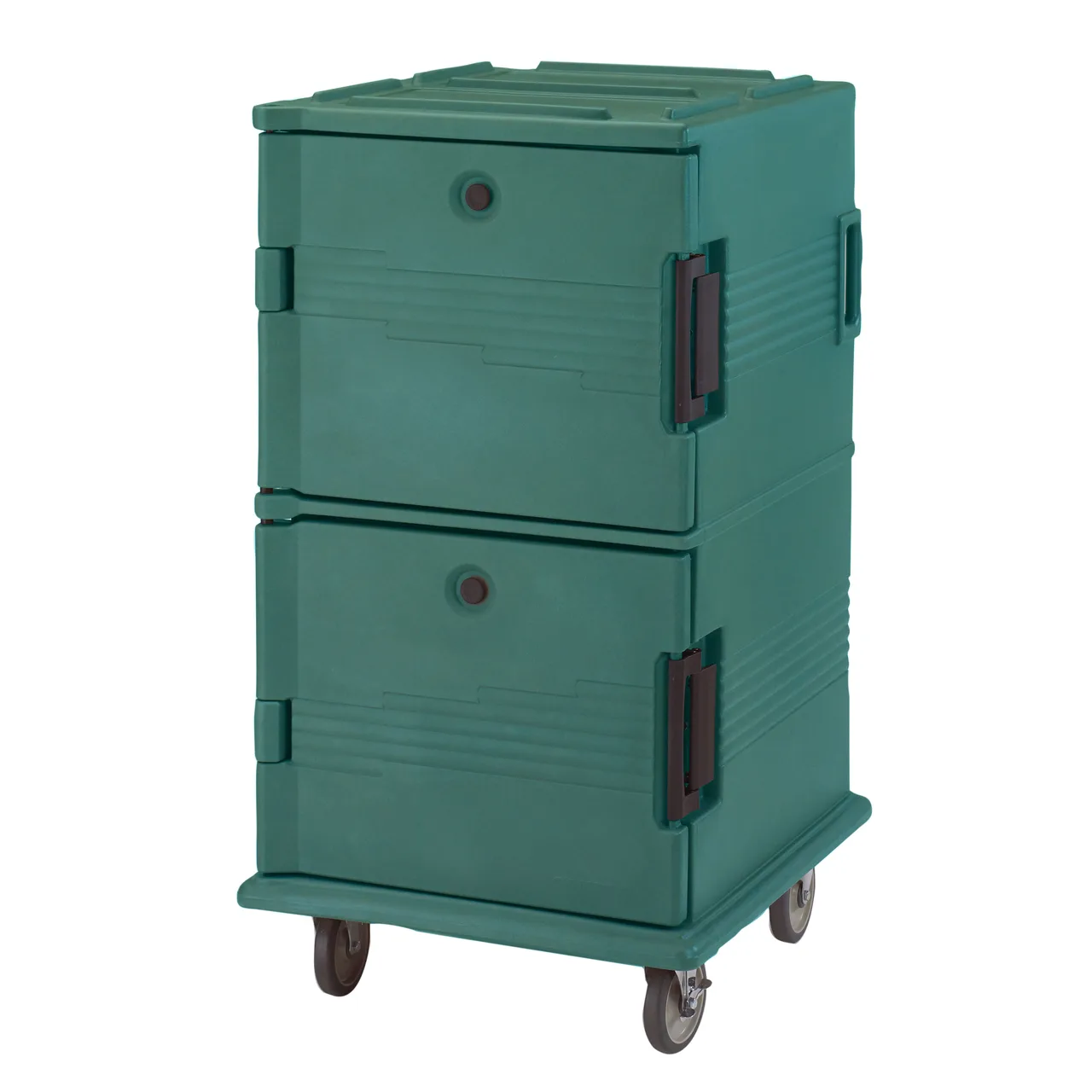 Cambro UPC1600SP519 Ultra Camcart® Insulated Food Pan Carrier w/ 24 Full Size Pans, Green