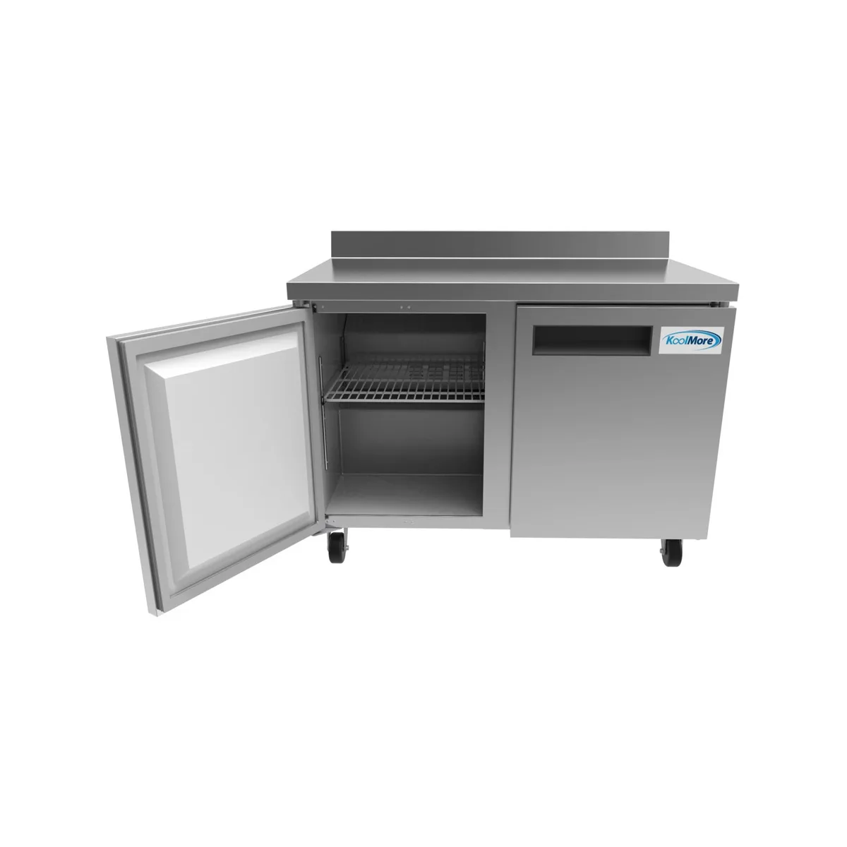 Koolmore RWT-2D-12C 47" 2-Section Worktop Refrigerator w/ 2 Doors, 12 cu. ft.