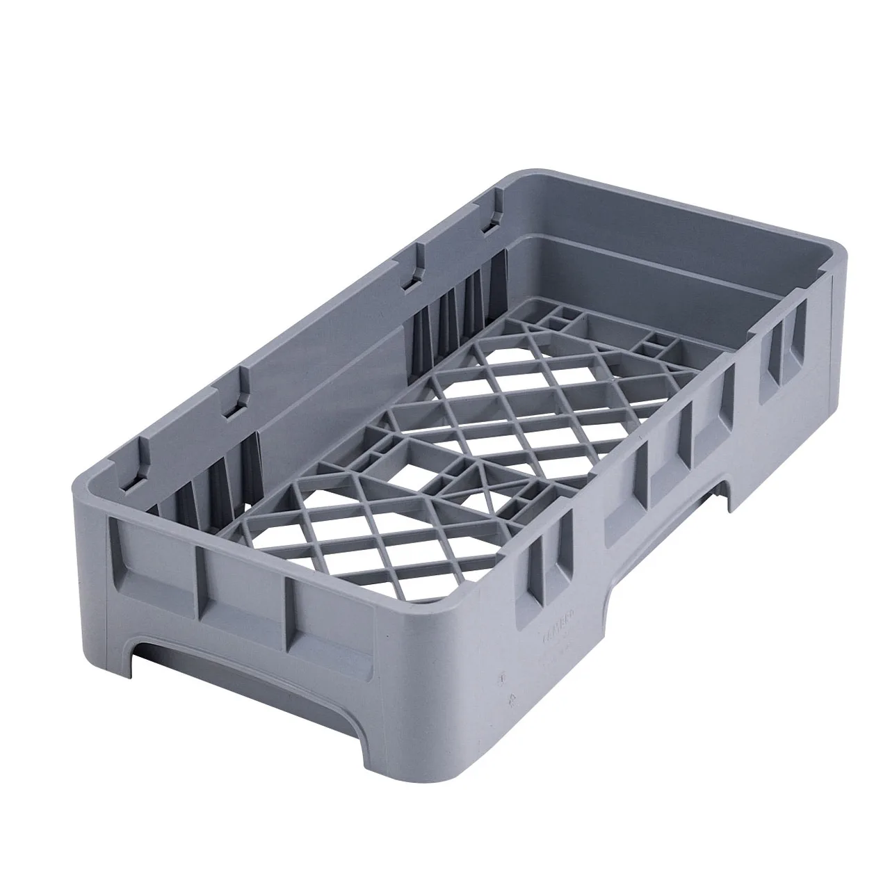 Cambro HBR258151 Camrack Base Rack, Half Size, 1 Compartment, Polypropylene, Soft Gray, 19-3/4" x 9-7/8" Inside Rack Height, NSF Certified