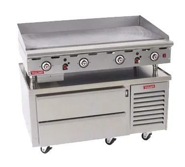 Wolf ARS60 60" 2 Drawers Refrigerated Chef Base w/ Marine Edge Top, Self-Contained