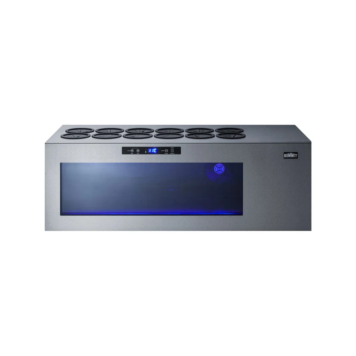 Summit STC12 36" Glass Door Countertop Wine Refrigerator, Single Temperature, 12 Bottles