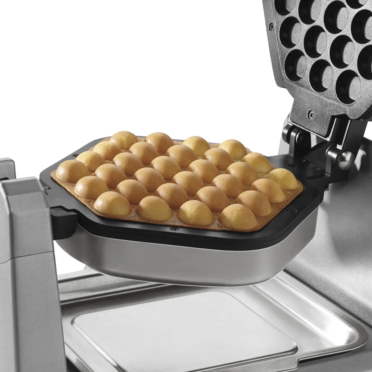 Waring WBW300X Bubble Waffle Maker/Baker, Heavy-Duty,Nonstick Plates