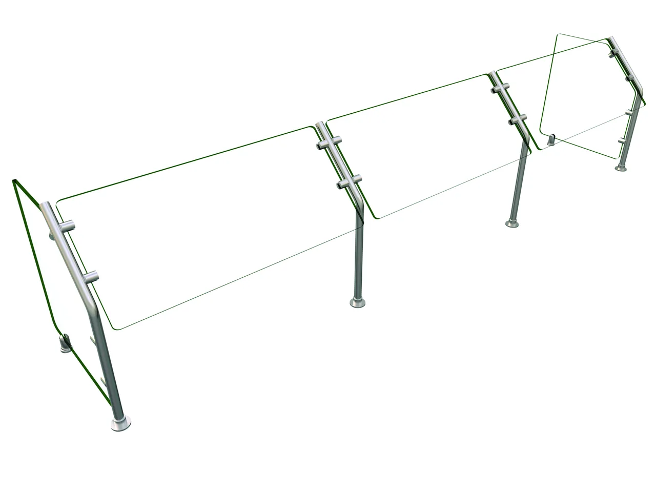 Hatco ES31-96 Flav-R-Shield™ Es31 Food Shield, Self Service, 96"W X 18"D X 22"H