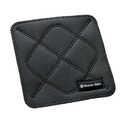 Browne USA 5436502 Hot Pad, 10" x 10" Neoprene Black, Heat -134‑500°F, Water‑Repellent & Non‑Slip