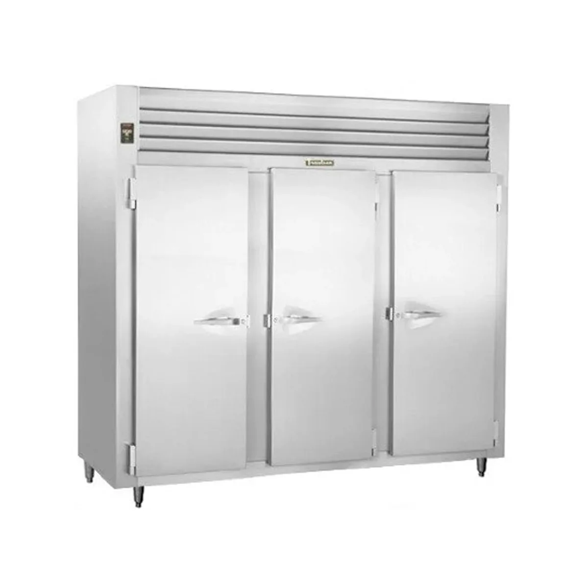 Traulsen RLT332NUT-FHS 76" 3-Solid Door Reach-In Freezer, Top Mounted, 69.5 cu. ft., Stainless Steel