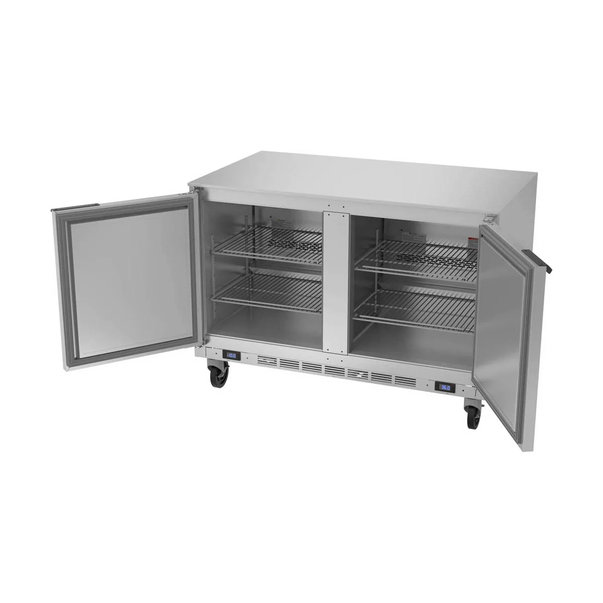 Beverage Air UCFR48AHC 48" Undercounter Refrigerator Freezer w/ 2 Doors, 10.6 cu. ft. – Dual Temperature