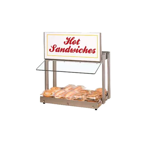 Hatco GRHW-1SG Glo-Ray® Display Warmer, Countertop Unit with Heated Base