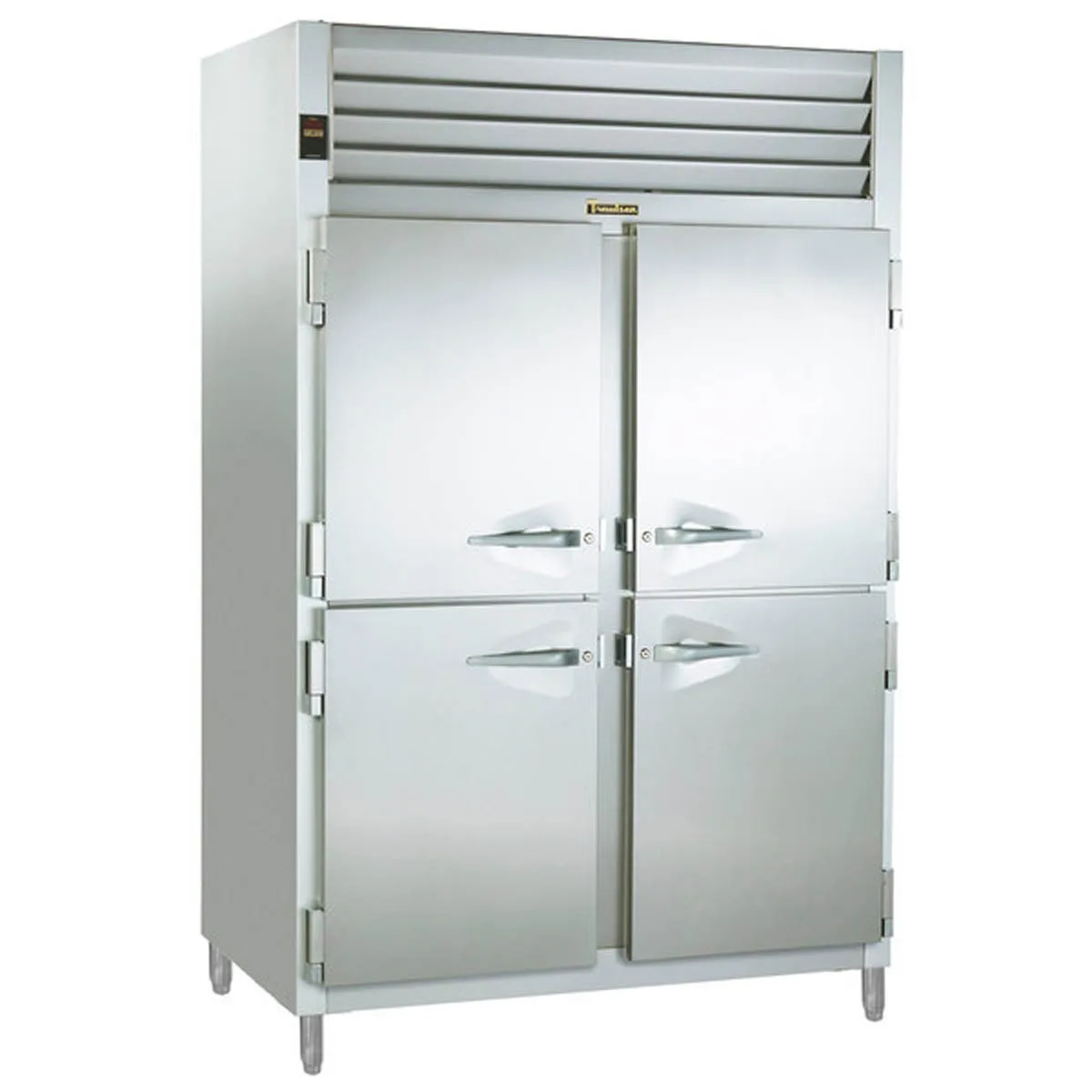 Traulsen ACV232WUT-HHS 58" 2-Section Refrigerator Freezer Convertible w/ 4 Half Solid Doors, 51 cu. ft.