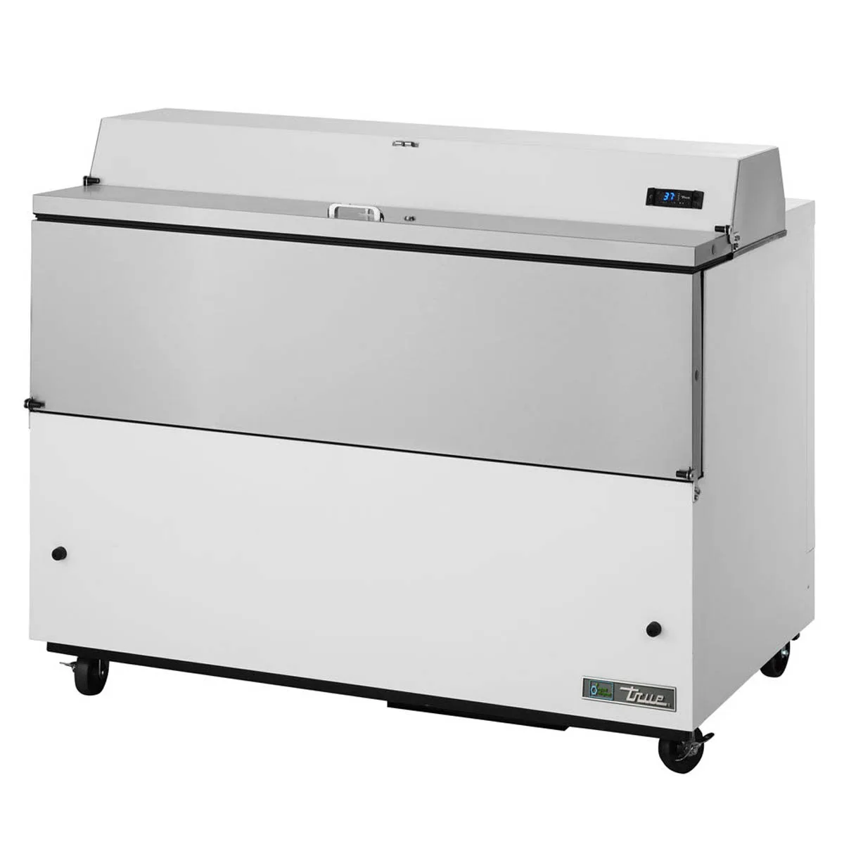 True TMC-49-SS-HC 49" Single Sided Milk Cooler, Forced Air, 12 Crates Capacity