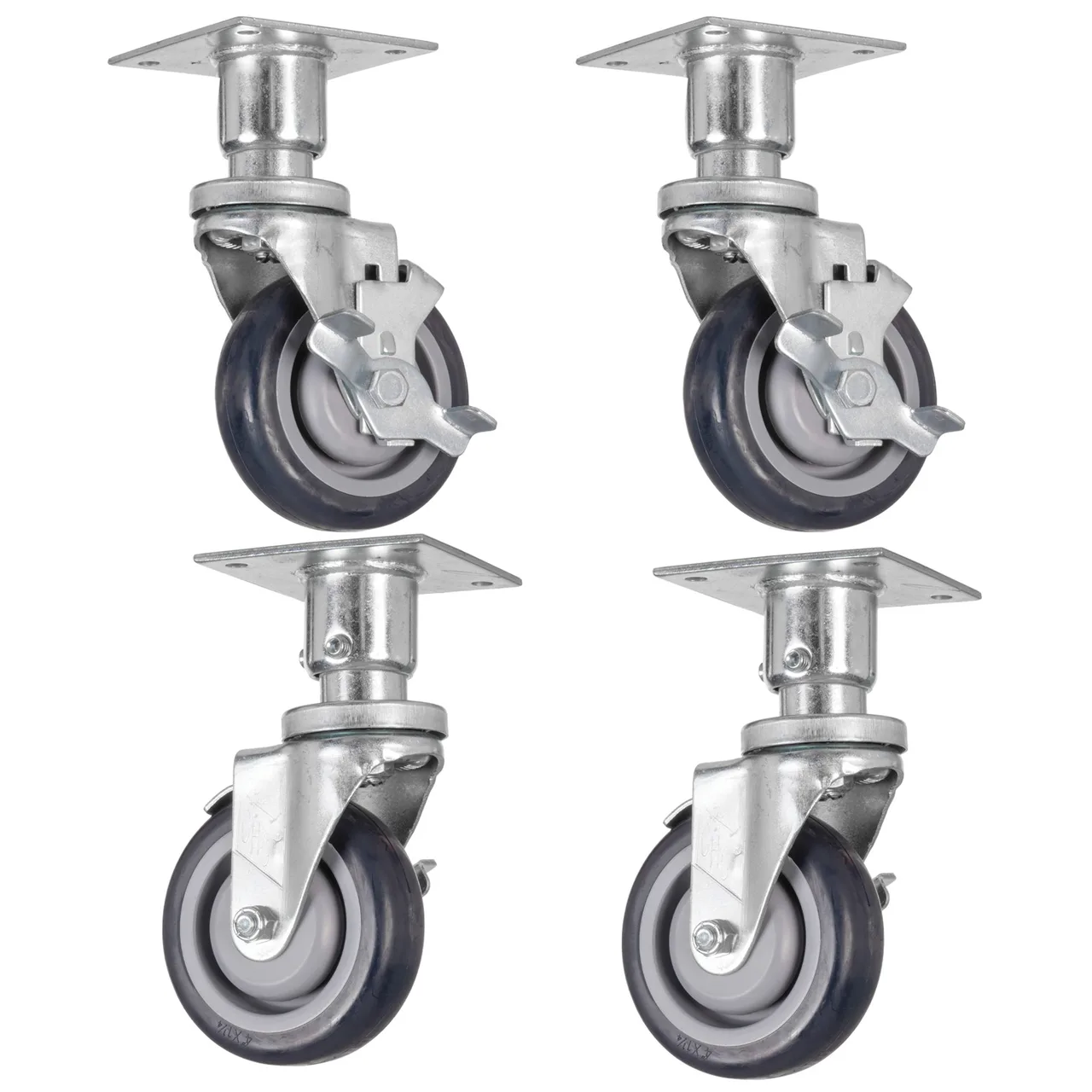 Vulcan CASTERS-PLTMNT Set of 4 Adjustable Casters, 6" Overall Height