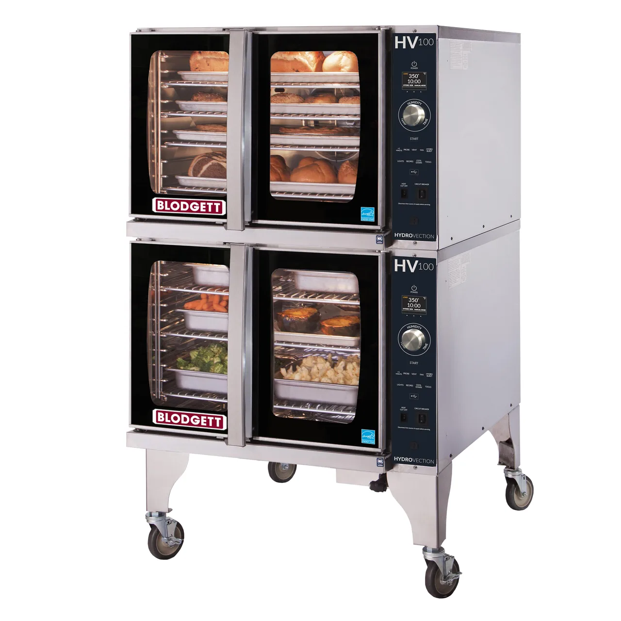 Blodgett HV-100G DBL Hydrovection™ Oven, Gas, Full Size, Double Stacked