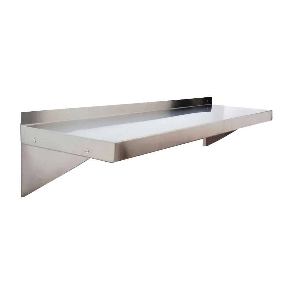 Atosa USA SWSS1230/304 18 Gauge 304 Stainless Steel Wall Mounted Shelf, 30"W x 12"D