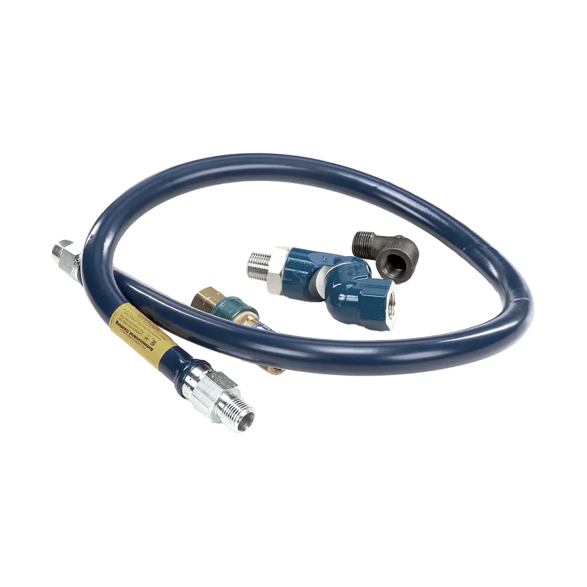 Dormont 1650BPQS48 SnapFast 48" Gas Connector Kit w/ Swivel MAX, Elbow, 1/2" Diameter