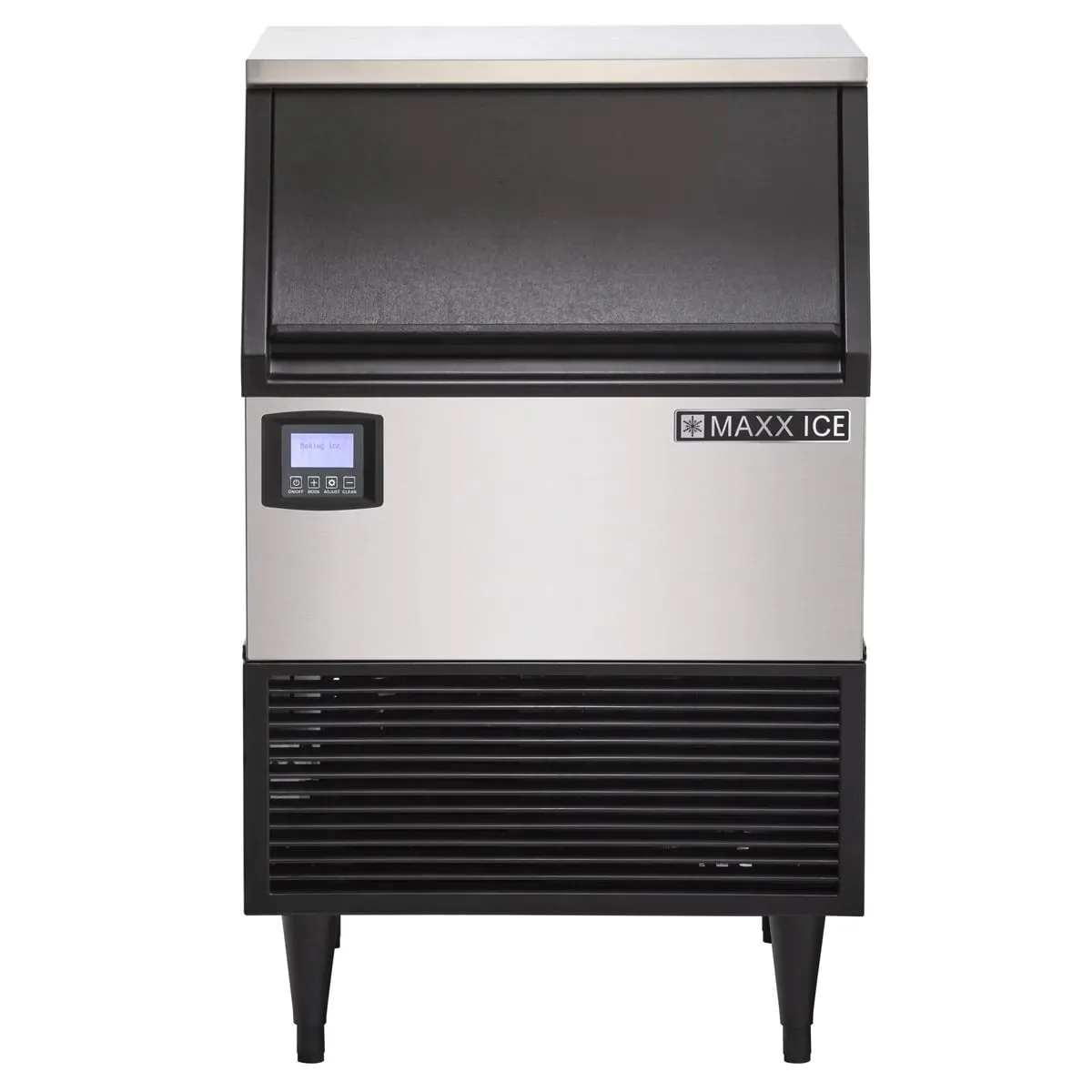 Maxx Ice MIM150NH 24" Air Cooled Half Cube 152 lb Undercounter Ice Machine with 75 lb Bin