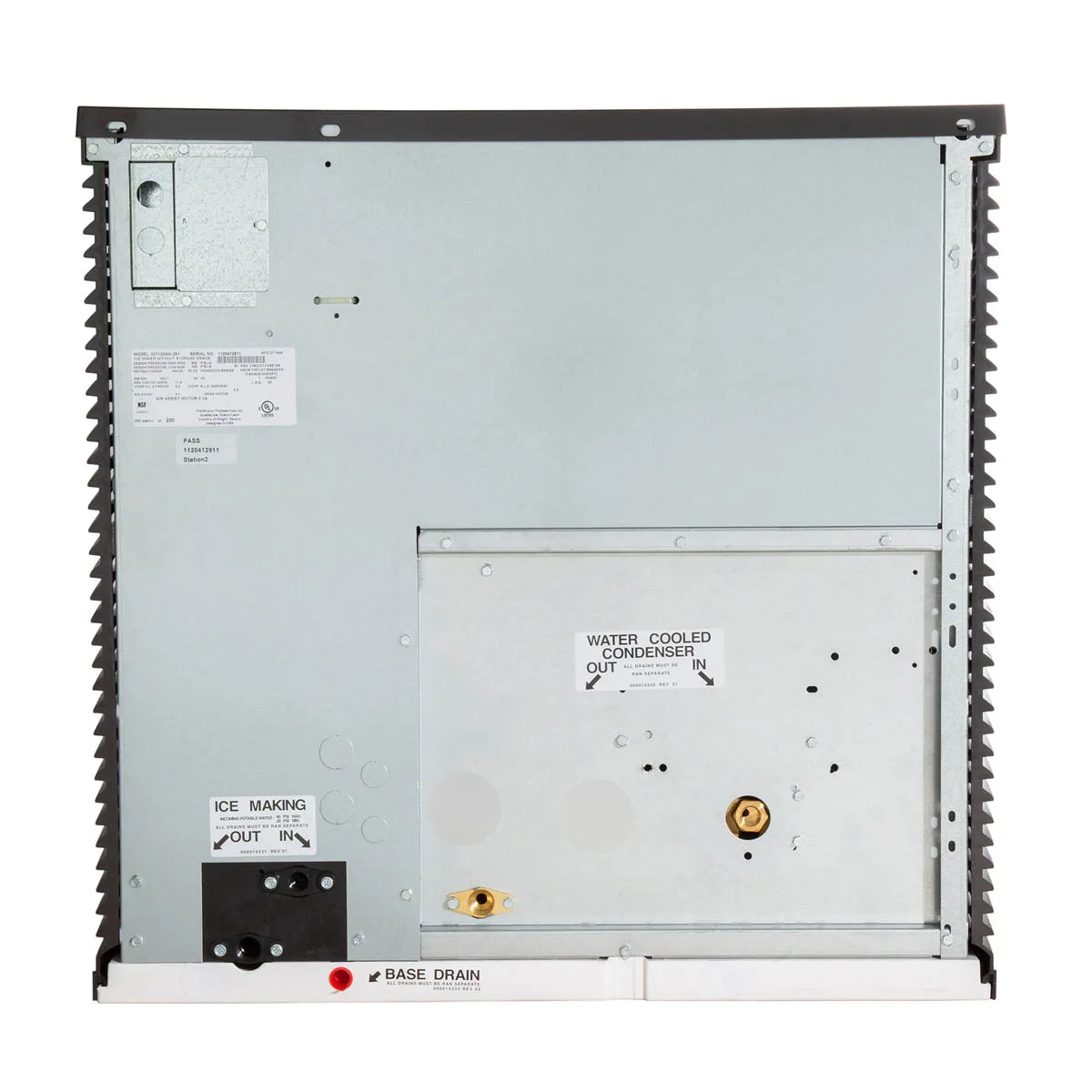 Manitowoc IDT1200N 30" Full Cube Ice Machine Head, Remote Cooled, 1110 lb/24 hr