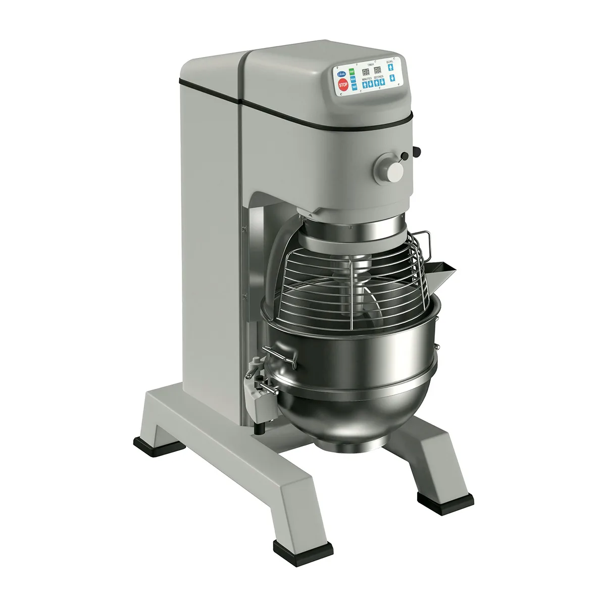 Globe SP62P 60 qt Planetary Pizza Floor Mixer with Timer, 3 HP, 2-Speed, #12 Hub