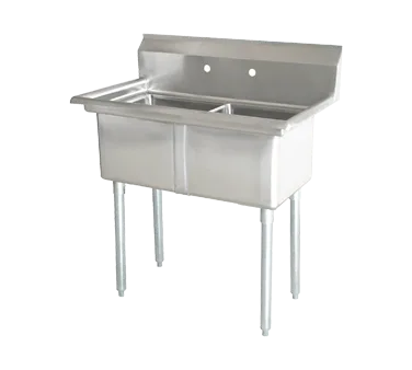 Omcan USA 22113 (2) Two Compartment Sink