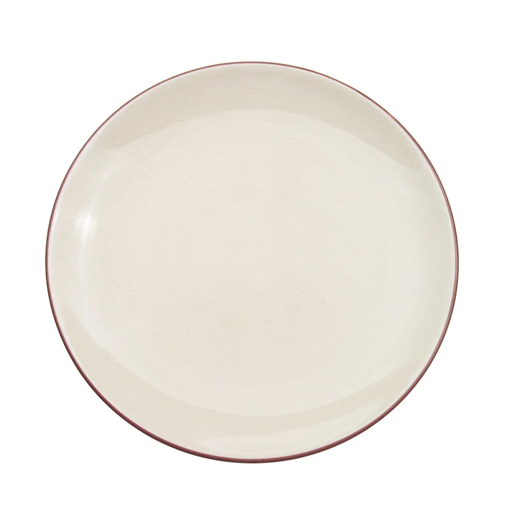 CAC China 666-16-W 10" Dia x 1-1/4" H Round Coupe White Stoneware, Dishwasher/Oven/MW Safe - Dozen