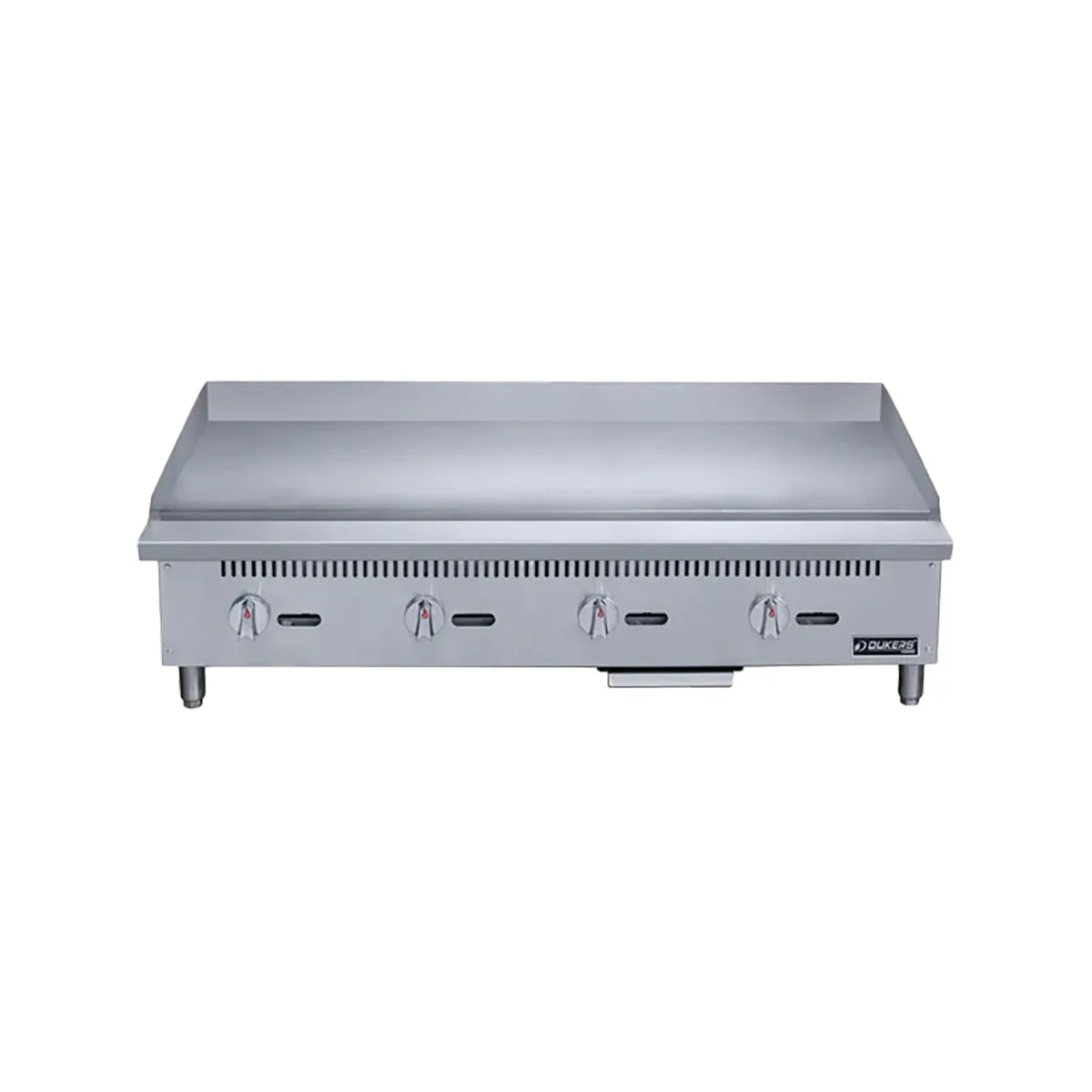 Dukers Appliance Co DCGM48 48" Countertop Manual Gas Griddle, 3/4" Steel Plate, 120.000 BTU