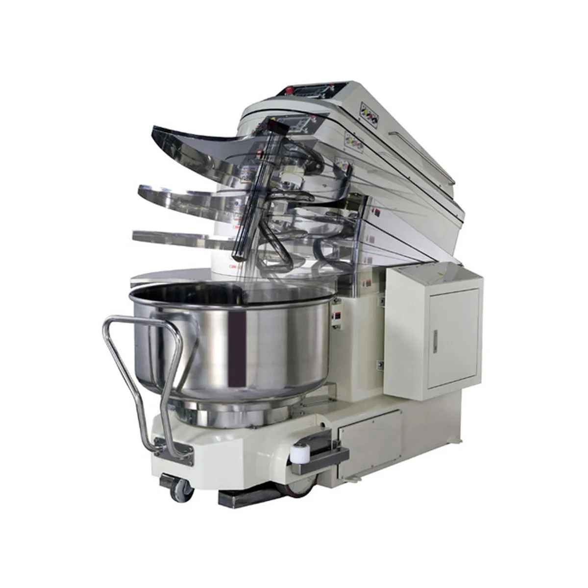 American Eagle AE-250K-SS Spiral Mixer with 250 qt Removable Bowl, 2-Speed, 396 lbs Dough Capacity