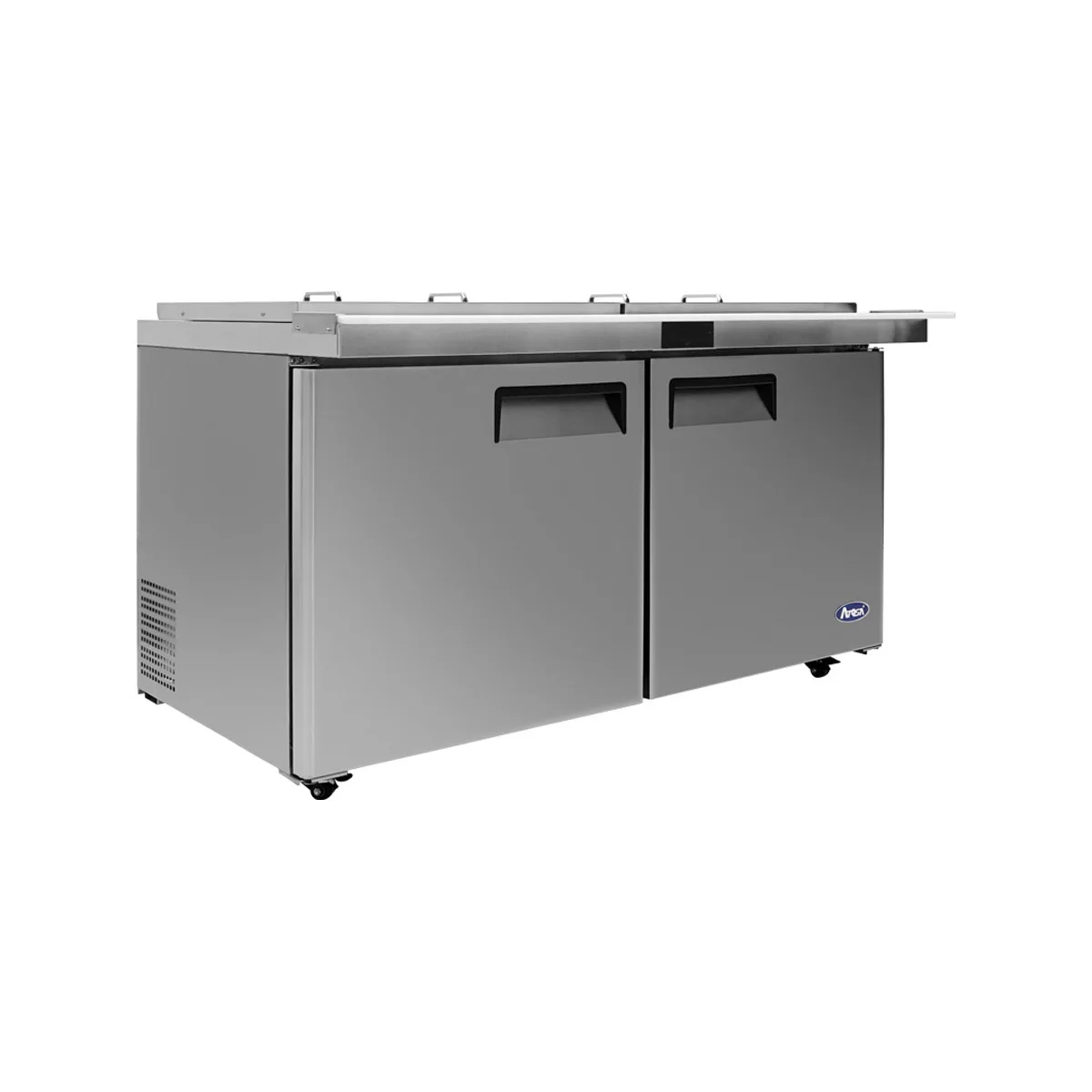 Atosa USA MSF8307GR-NTCV 60" 2-Section Sandwich/Salad Mega Top Prep Table, 17.2 cu. ft.