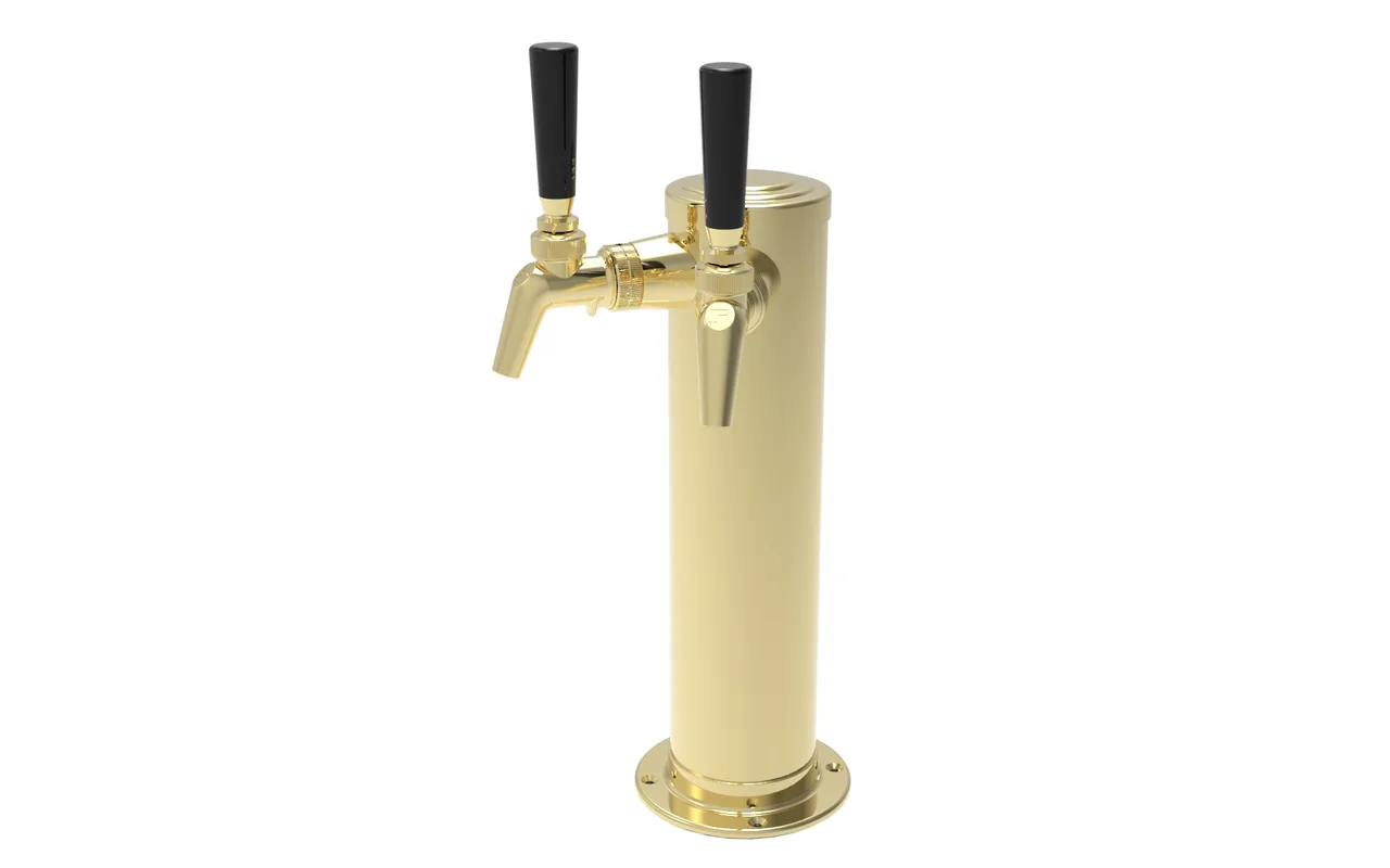 Perlick EA2100-2TF Draft Beer Dispensing Tower, 2 Faucets